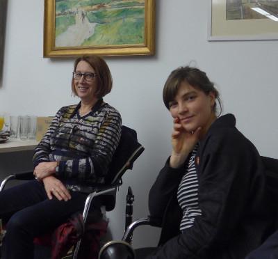 Pause beim Neujahrsempfang